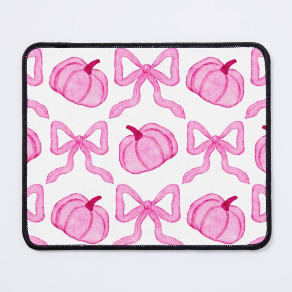 Item preview, Pink Watercolor Pumpkins with Bows - Seamless Halloween Pattern designed and sold by sacredolga.