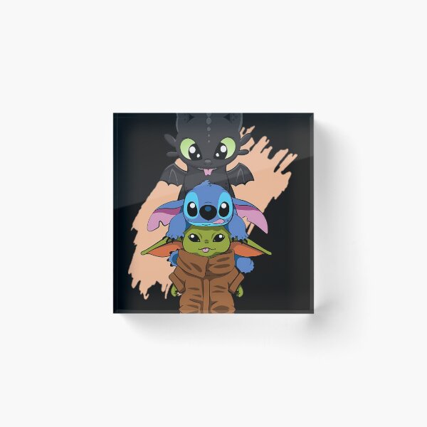 Item preview,  Chibi Toothless Stitch And Cute Baby Ess designed and sold by Amandanaggs.