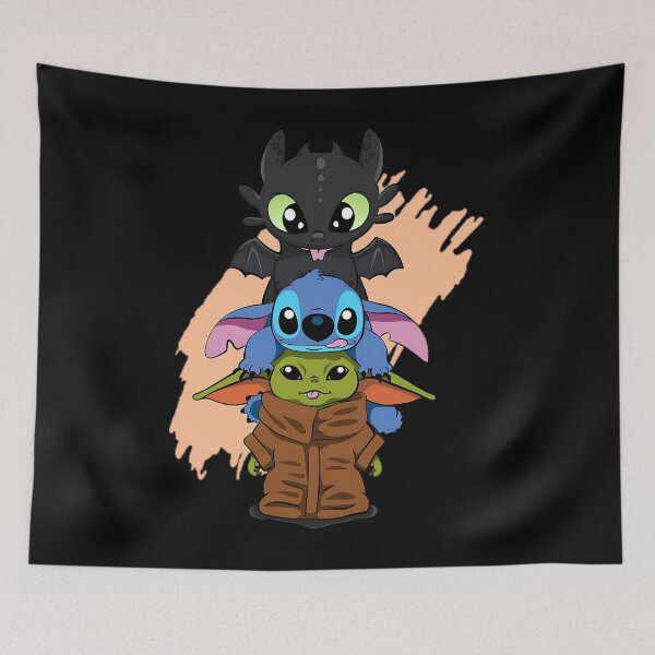 Item preview,  Chibi Toothless Stitch And Cute Baby Ess designed and sold by Amandanaggs.