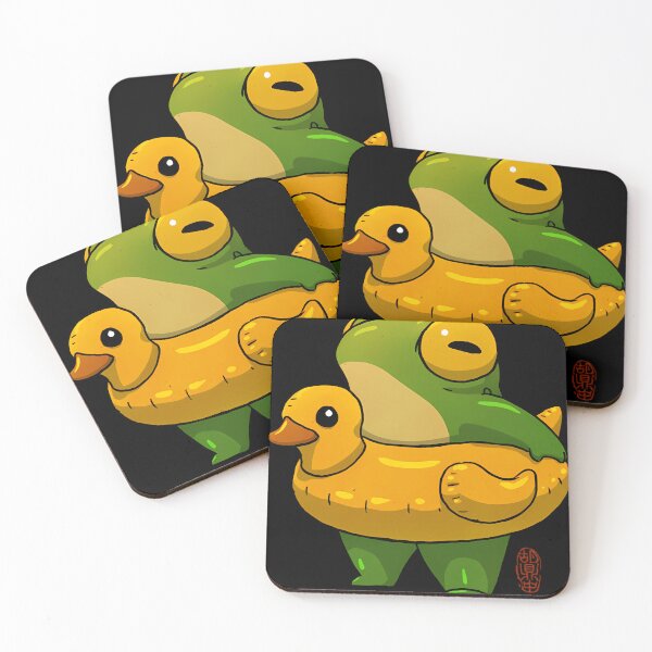 Item preview,  Cute Summer Time Ducky Frog Swimming Pool Floatie Artwork Asian Style designed and sold by Amandanaggs.