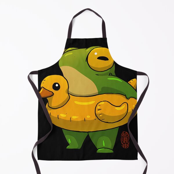 Item preview,  Cute Summer Time Ducky Frog Swimming Pool Floatie Artwork Asian Style designed and sold by Amandanaggs.