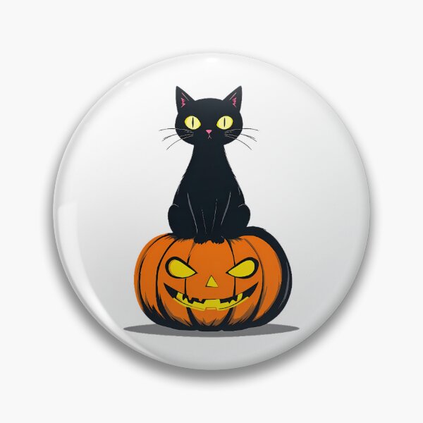Item preview, Black Cat with Pumpkin Jack-O’-Lantern designed and sold by StormVape.