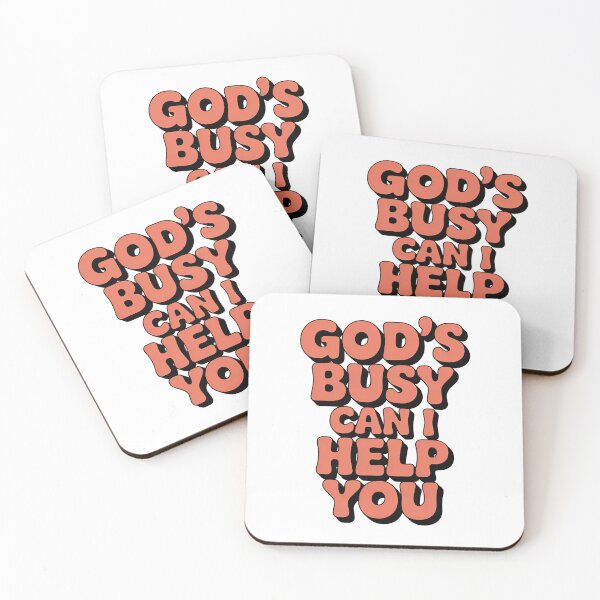 Item preview, God is Busy Can I Help You designed and sold by graphic-genie.
