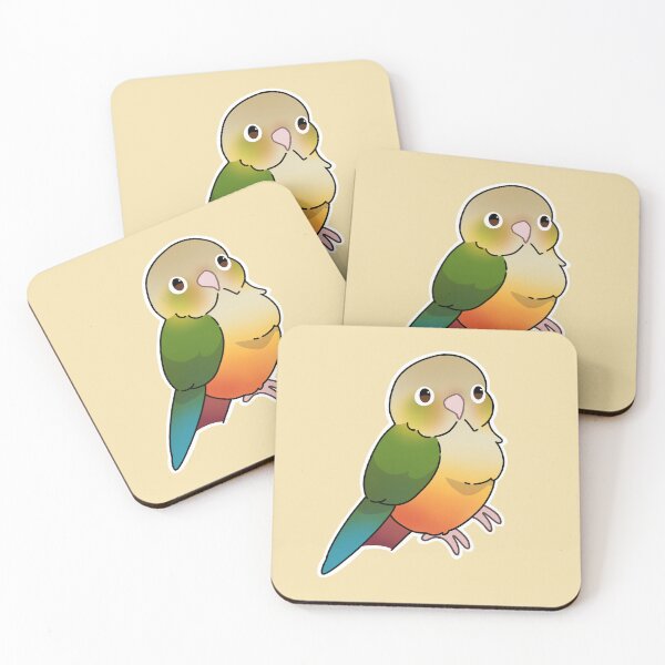 Item preview, Pineapple green cheek conure designed and sold by Blueberry-b1rd.