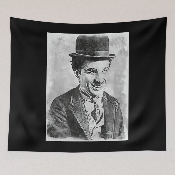Item preview, Chaplin Art - watercolor bw - D2  designed and sold by dhkoiavj60.