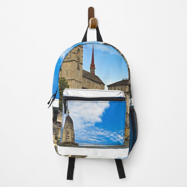 Item preview, Grossmunster cathedral in Zurich cityscape, Switzerland designed and sold by goceris.