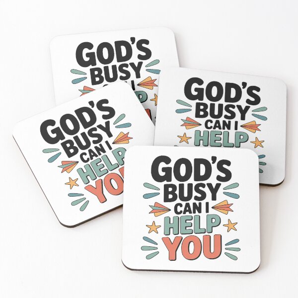 Item preview, God is Busy Can I Help You designed and sold by graphic-genie.