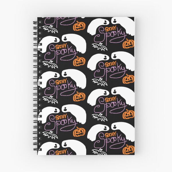 Item preview, Stay Spooky Halloween Message - Purple Orange Hand Lettered Pumpkin Design designed and sold by 3ac-Arts.