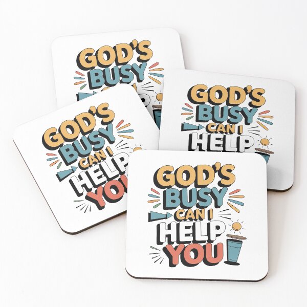 Item preview, God is Busy Can I Help You designed and sold by graphic-genie.