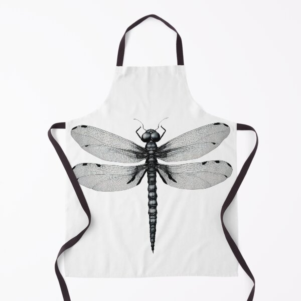 Item preview, Elegant Monochrome Dragonfly: Detailed Insect Illustration designed and sold by LanaGustavsson.