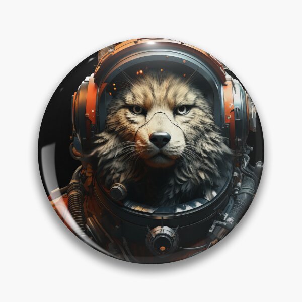Item preview, Galactic Space Wolf in Futuristic Astronaut Suit designed and sold by Daagath.