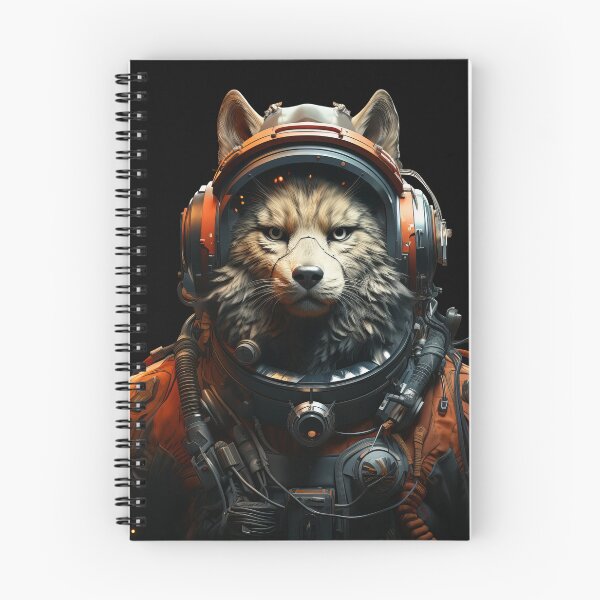 Item preview, Galactic Space Wolf in Futuristic Astronaut Suit designed and sold by Daagath.