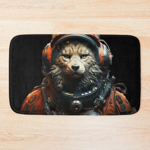 Item preview, Galactic Space Wolf in Futuristic Astronaut Suit designed and sold by Daagath.