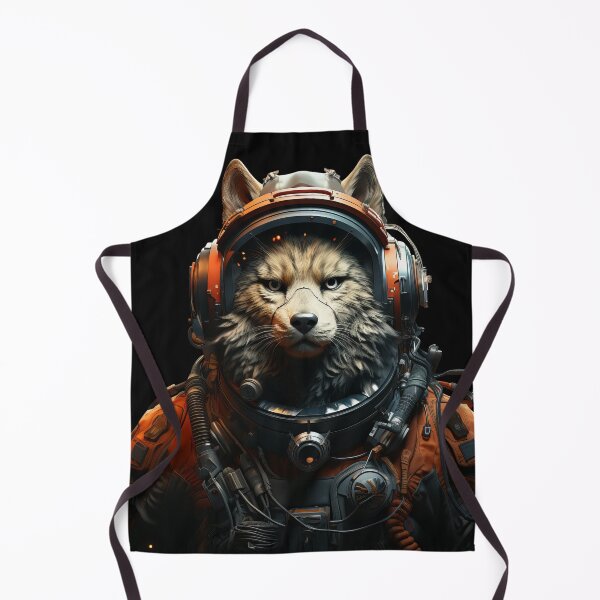 Item preview, Galactic Space Wolf in Futuristic Astronaut Suit designed and sold by Daagath.
