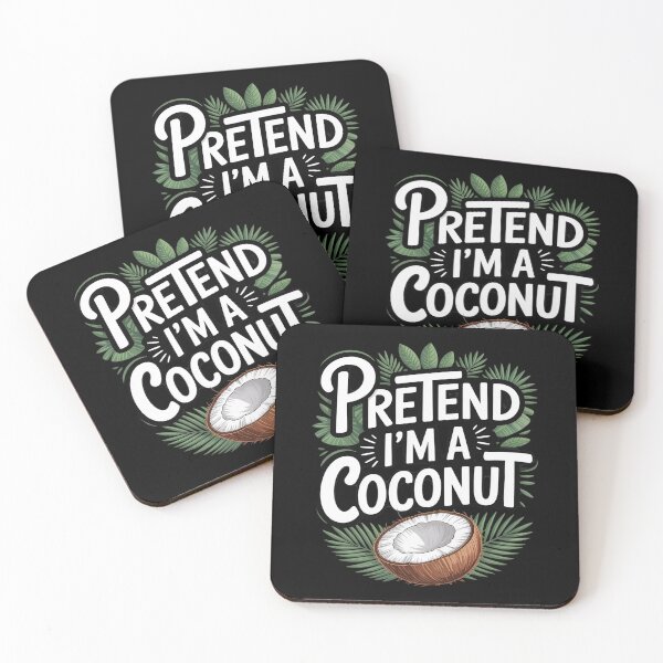 Item preview, Pretend I'm A Coconut Tropical Halloween Costume Party Beach designed and sold by tabdejinti.