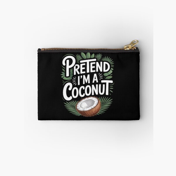 Item preview, Pretend I'm A Coconut Tropical Halloween Costume Party Beach designed and sold by tabdejinti.