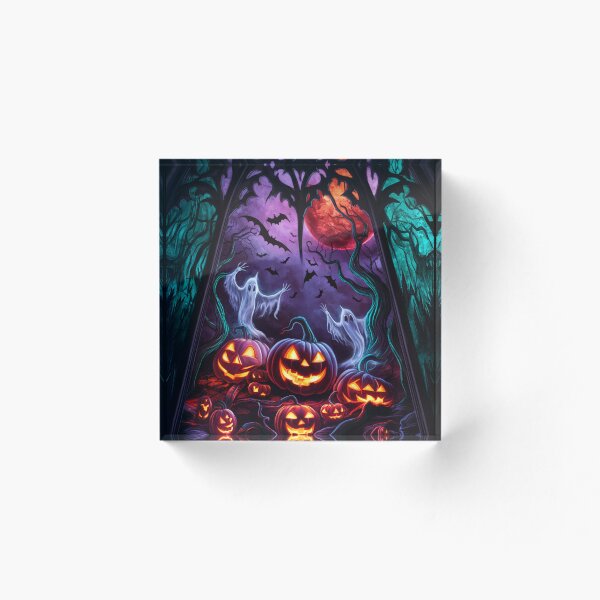 Item preview, Dark Halloween Stained Glass designed and sold by McVrax.