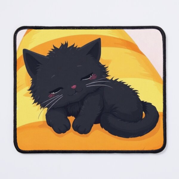 Item preview, Adorable Sleeping Kitten on Candy Corn – Cute Cat Lover Halloween Tee designed and sold by ArmaanArts.