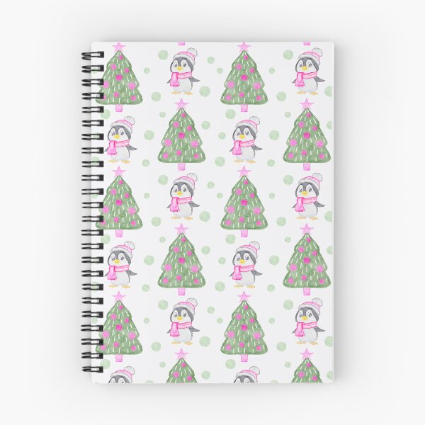 Item preview, Seamless Christmas Pattern with Tree and Penguin designed and sold by sacredolga.