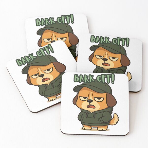 Item preview, Grumpy Dog T-Shirt Sticker | Bark Off! designed and sold by odausui.