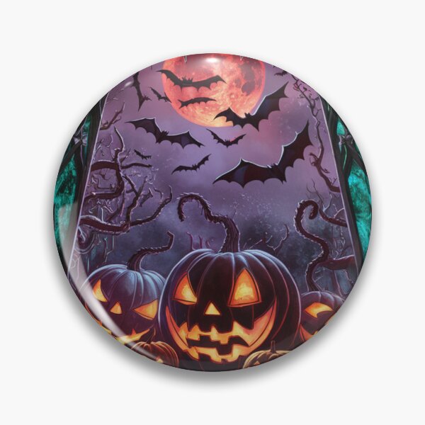 Item preview, Dark Halloween Stained Glass designed and sold by McVrax.