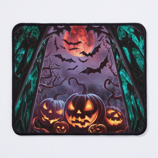 Item preview, Dark Halloween Stained Glass designed and sold by McVrax.