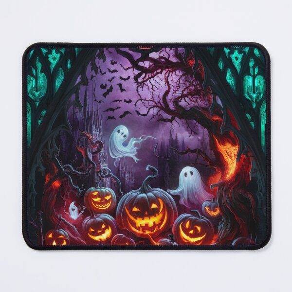 Item preview, Dark Halloween Stained Glass designed and sold by McVrax.