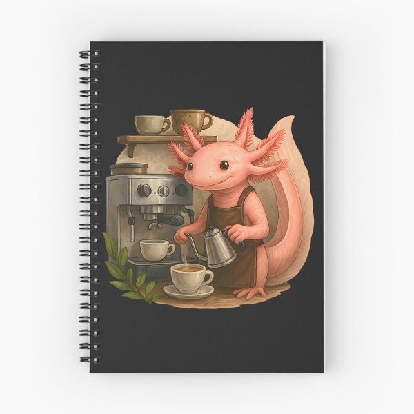 Item preview, Realistic Axolotl Barista. designed and sold by Raubee.