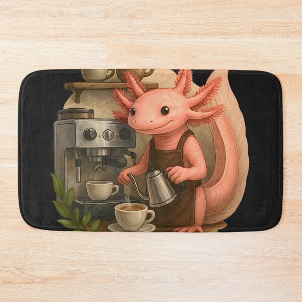 Item preview, Realistic Axolotl Barista. designed and sold by Raubee.