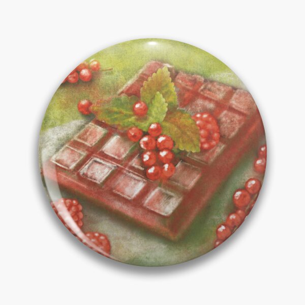 Item preview, Chocolate and red fruit tablet, redcurrants and raspberries designed and sold by Hélène Carmona.