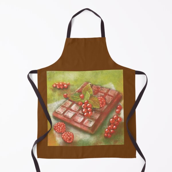 Item preview, Chocolate and red fruit tablet, redcurrants and raspberries designed and sold by Hélène Carmona.