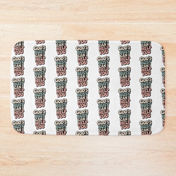 Item preview, God is Busy Can I Help You designed and sold by graphic-genie.