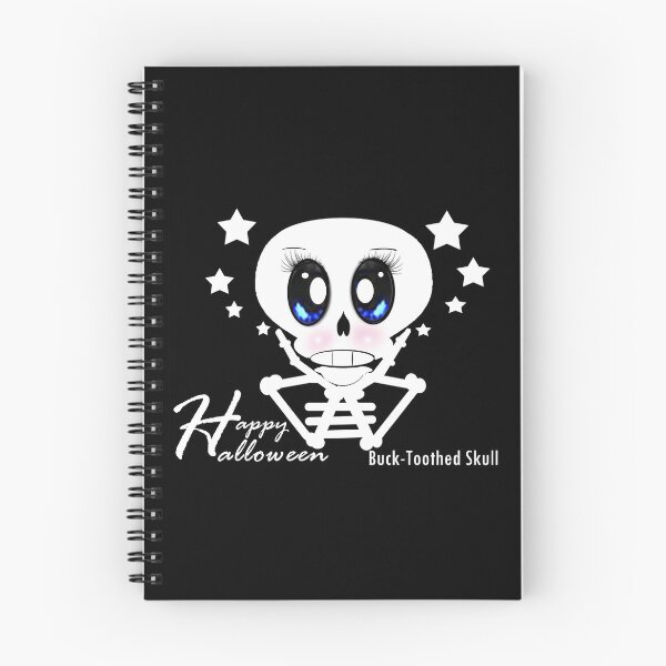 Item preview, Buck-Toothed Skull - Happy Halloween  designed and sold by Shirley cute art .