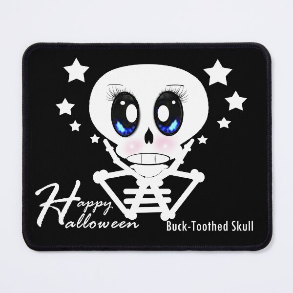 Item preview, Buck-Toothed Skull - Happy Halloween designed and sold by Shirley cute art .