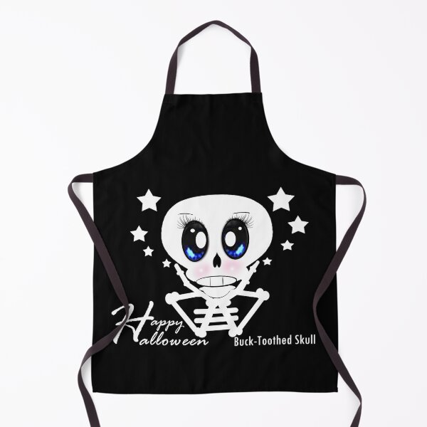 Item preview, Buck-Toothed Skull - Happy Halloween designed and sold by Shirley cute art .