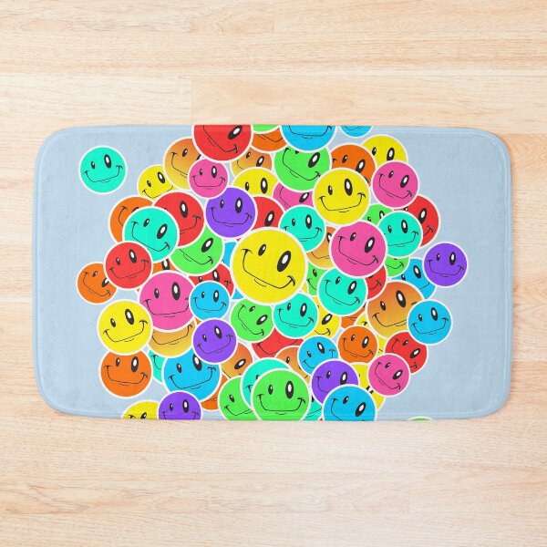 Item preview, Colorful Smiley Face Pattern – Retro Happy Vibes Design designed and sold by Vextura.