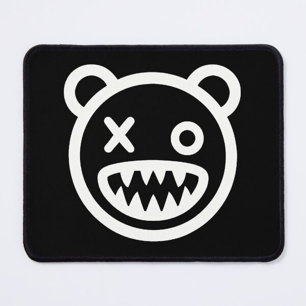 Item preview, Creepy White Bear Face | Minimalist Scary Cartoon Design designed and sold by Dokak Shop.