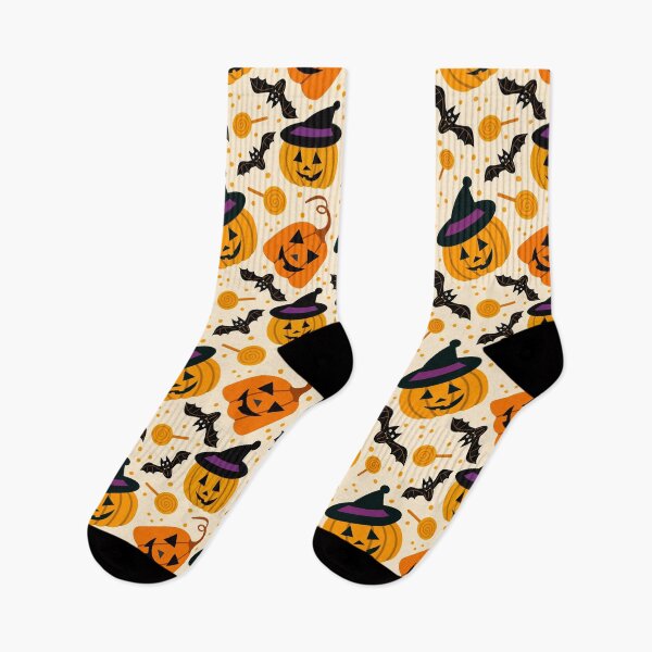 Item preview, Handmade Seamless Halloween Pumpkin Pattern designed and sold by sacredolga.