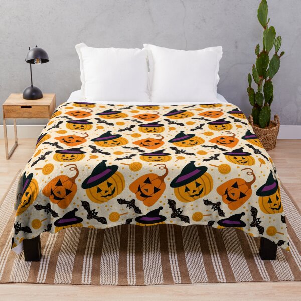 Item preview, Handmade Seamless Halloween Pumpkin Pattern designed and sold by sacredolga.