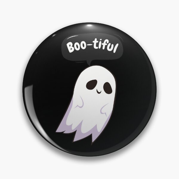 Item preview, Cute Ghost Saying "Boo-tiful" | Funny Halloween Kawaii Design designed and sold by Dokak Shop.