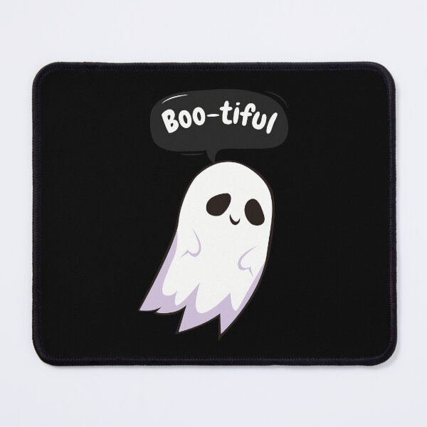 Item preview, Cute Ghost Saying "Boo-tiful" | Funny Halloween Kawaii Design designed and sold by Dokak Shop.