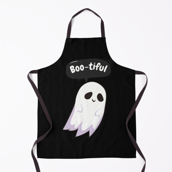 Item preview, Cute Ghost Saying "Boo-tiful" | Funny Halloween Kawaii Design designed and sold by Dokak Shop.