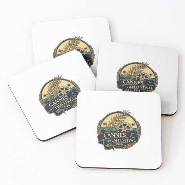 Item preview, Vintage Cannes Film Festival 1946 Emblem, Retro Cinema Logo designed and sold by OmrDnz.