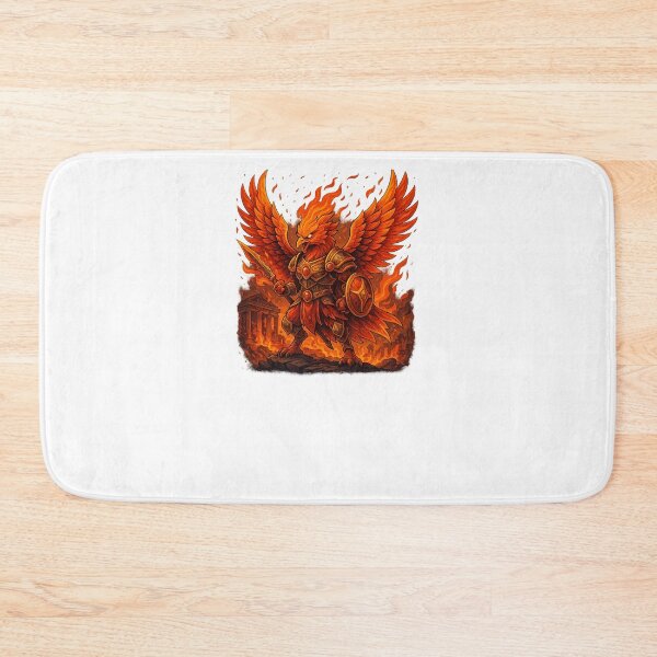 Item preview, Phoenix Fire Bird Warrior – Legendary Mythical Flame Guardian designed and sold by AbdullRehmana.