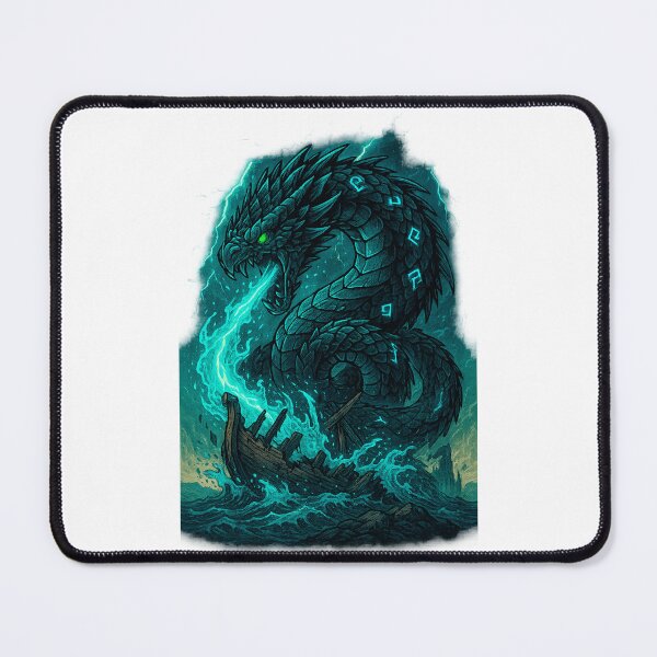 Item preview, Jormungandr World Serpent – Norse Mythology Sea Monster designed and sold by AbdullRehmana.