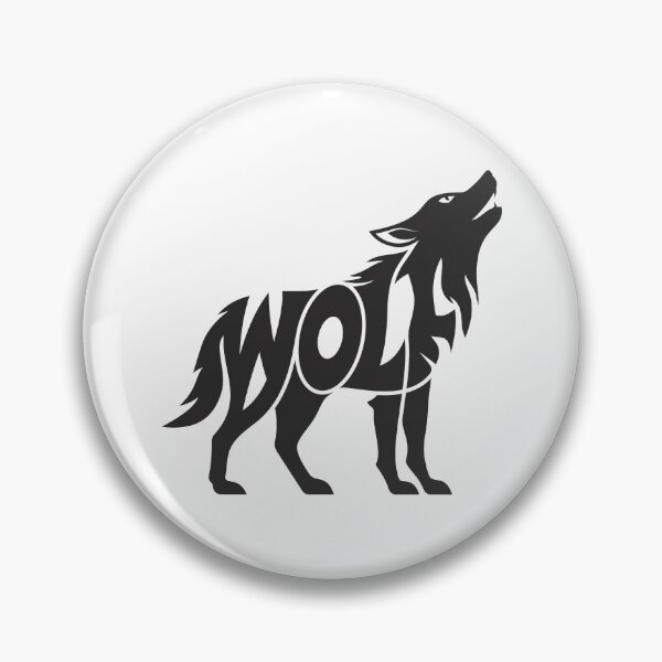 Item preview, Wolf Silhouette Typography Design – Bold Minimalist Art designed and sold by Vextura.