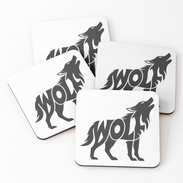 Item preview, Wolf Silhouette Typography Design – Bold Minimalist Art designed and sold by Vextura.