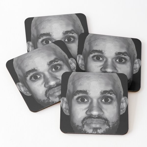 Item preview, Bald-Derrick-White-Funny-Vintage-Face designed and sold by ogwinzlan.
