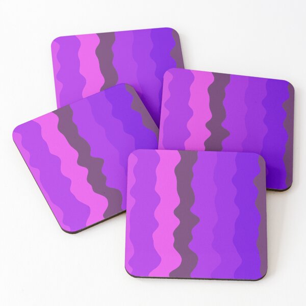 Item preview, Abstract Wavy Wallpaper in Purple Tones designed and sold by WanchaleeStudio.