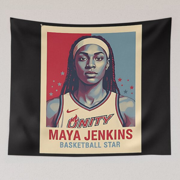 Item preview, UNITY – Maya Jenkins Basketball Star designed and sold by tolnsw.